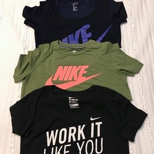 3 Nike Women Shirts
